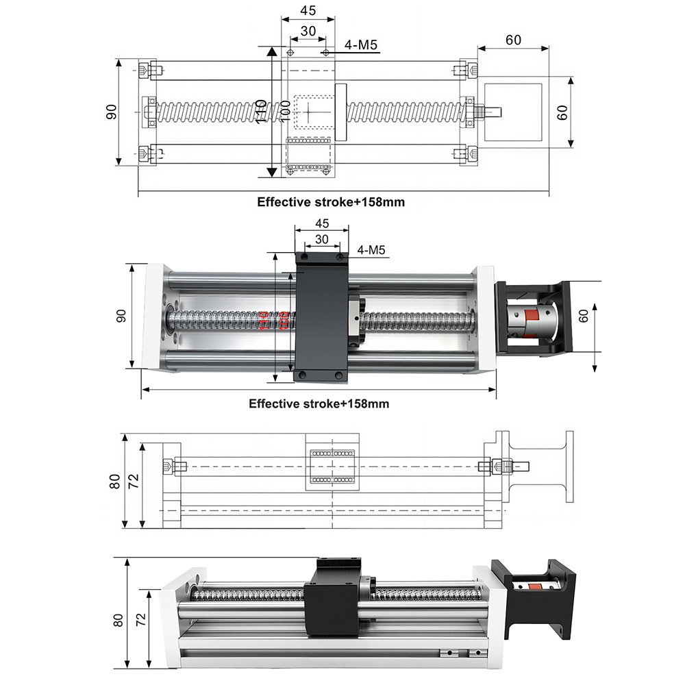 Linear Guide Rail Optical Axis - đánh giá và giá Linear Rail