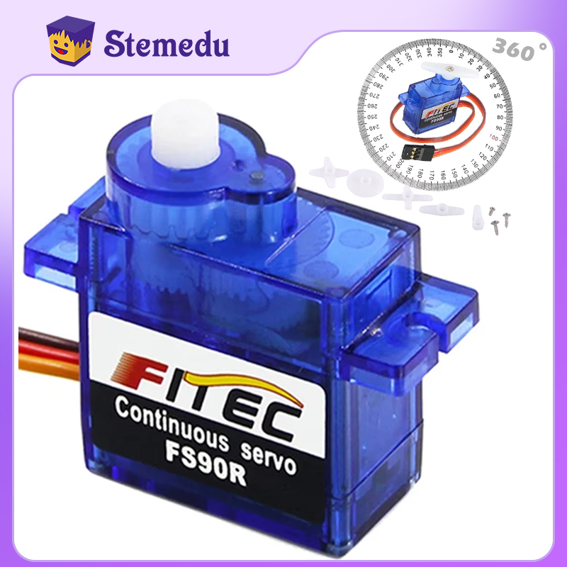 Feetech Mini FS90R Micro Servo - đánh giá và giá Servo 9G