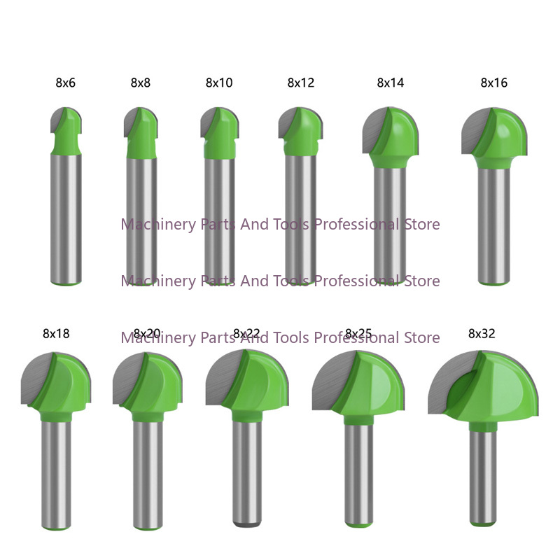 Round Bottom Over Nose Router  - đánh giá và giá End Mill Set