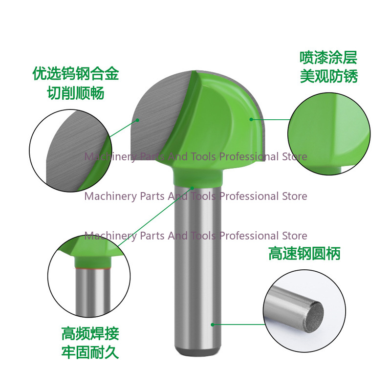 Round Bottom Over Nose Router  - đánh giá và giá End Mill Set