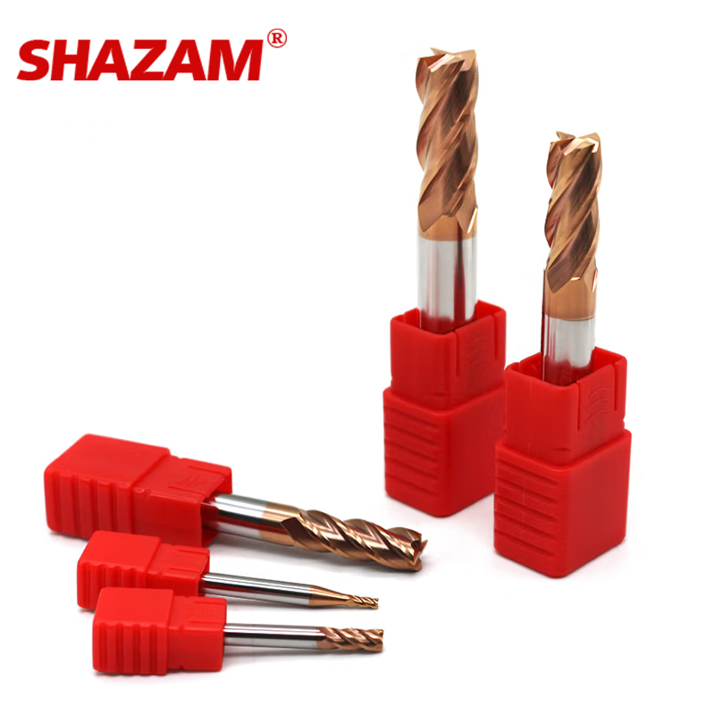 SHAZAM HRC55 4-Flute Flat End  - đánh giá và giá End Mill Set