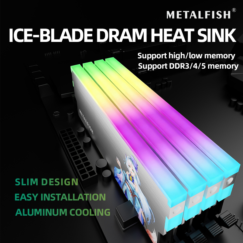 METALFISH DRAM Heatsink 5V-3PI - đánh giá và giá Aluminium Extrusion