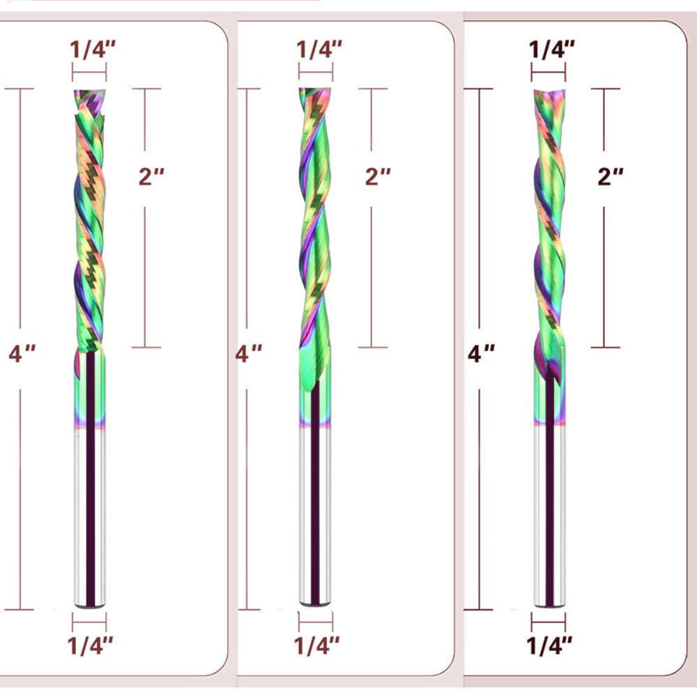 Spiral Compression Router Bit  - đánh giá và giá Cnc Bits
