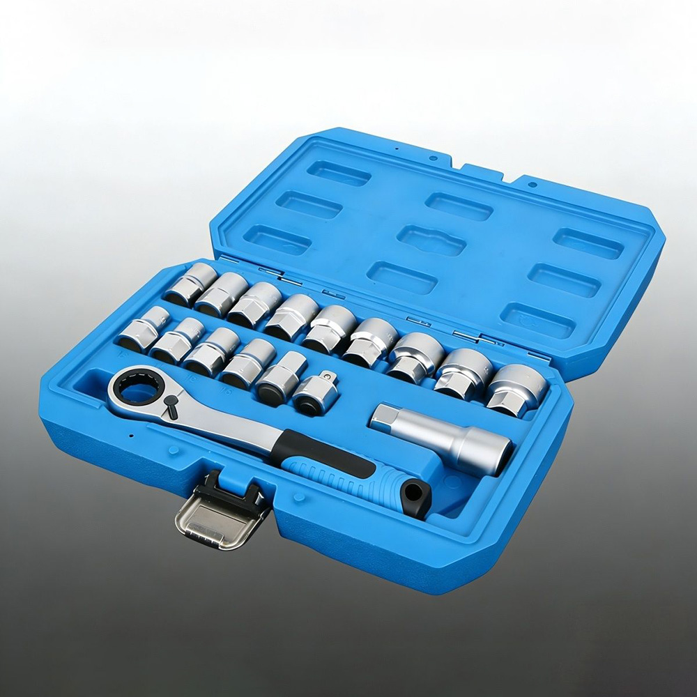 17PCS 12 Point Drive Ratchetin - đánh giá và giá Cnc Bits